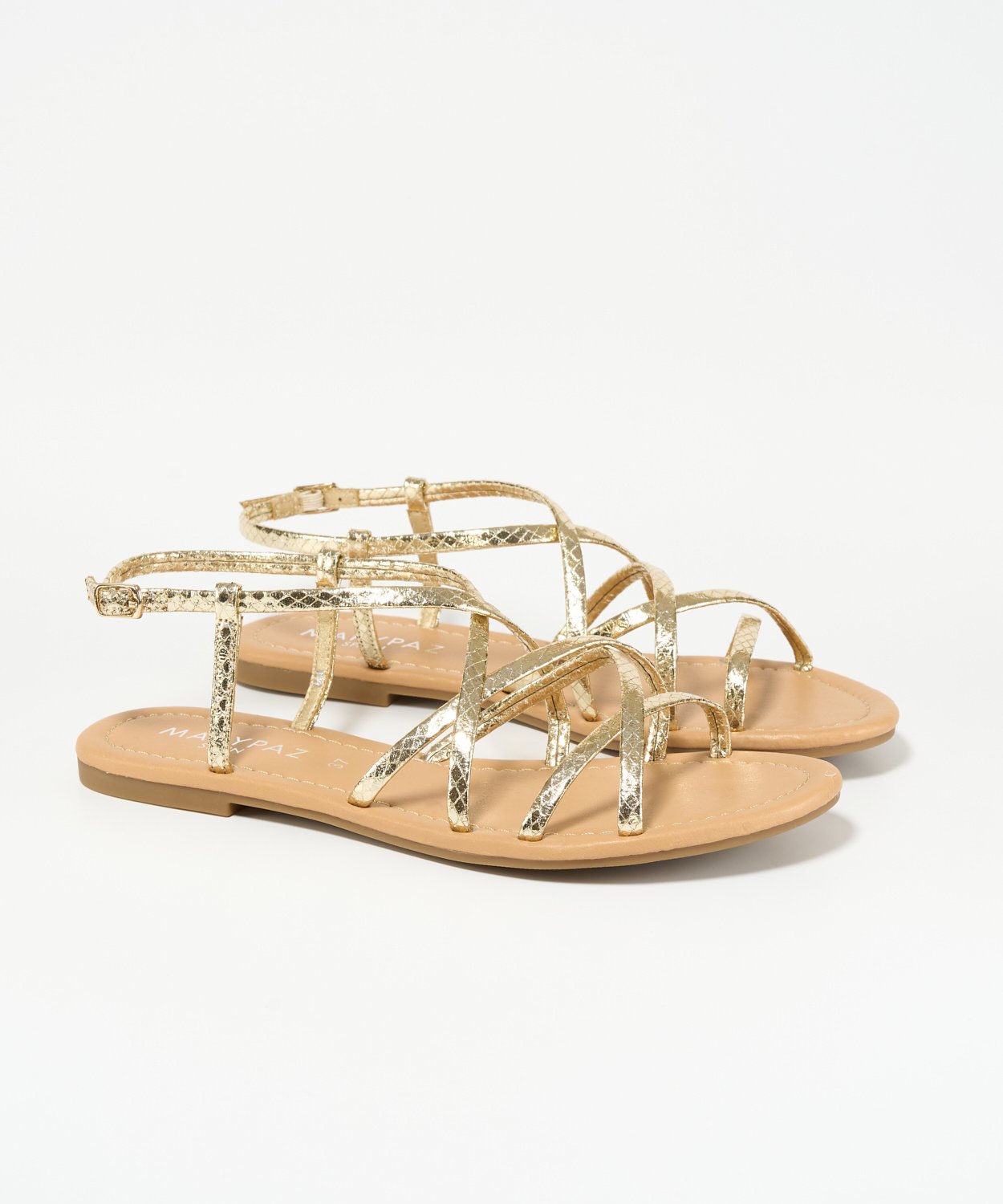 Sandalias planas tiras